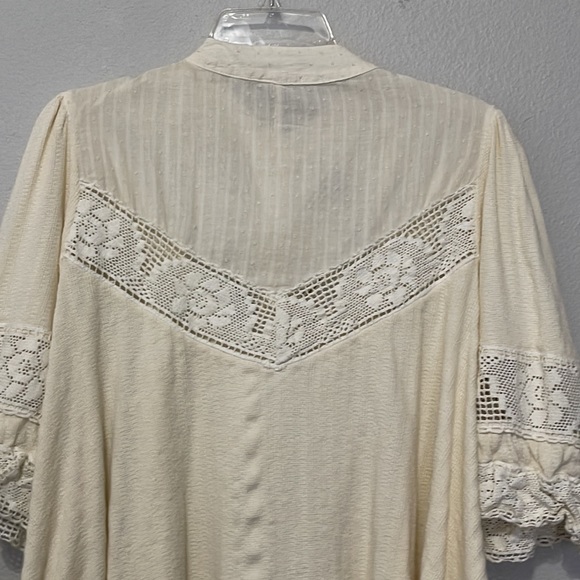 FREE PEOPLE BUTTON DOWN BLOUSE - Picture 11 of 14